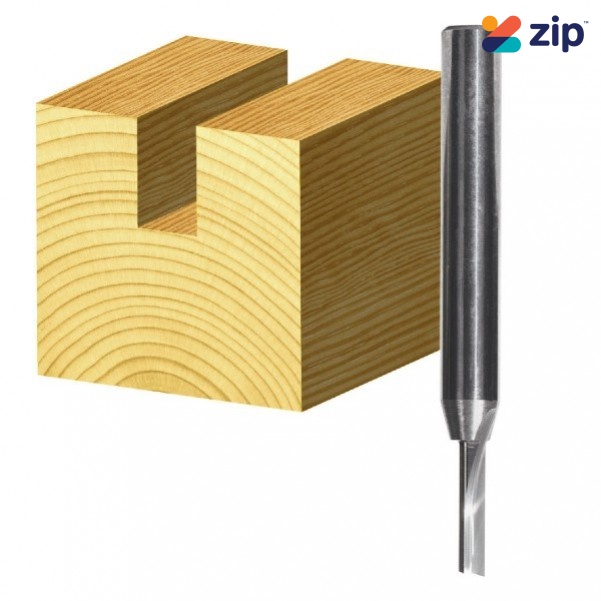 Carb-I-Tool T 1804 MS - 6.35mm (1/4”) Shank 4mm Solid Carbide Single Flute Straight Bits 